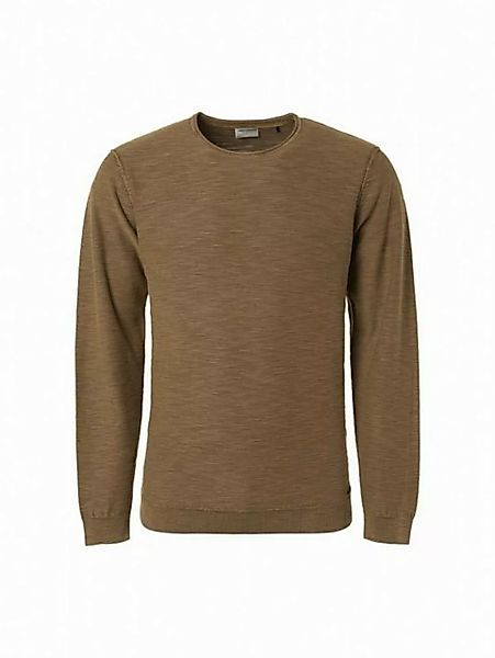 NO EXCESS Strickpullover Pullover Crewneck Slub Garment Dyed + Stone Washed günstig online kaufen