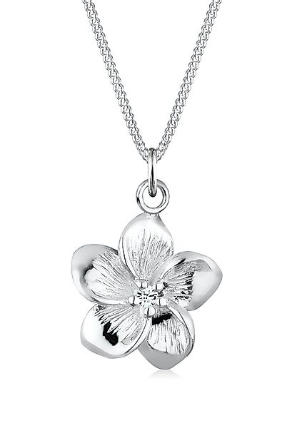 Elli Kette mit Anhänger Frangipani Kristalle günstig online kaufen