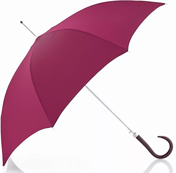 doppler MANUFAKTUR Stockregenschirm "Oxford Uni, pink", handgemachter Manuf günstig online kaufen