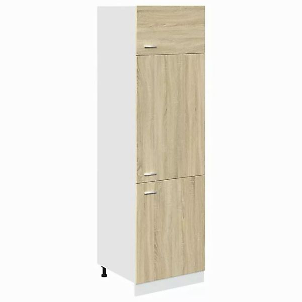 vidaXL Hängeschrank Küchenschrank Kühlumbauschrank Sonoma Eiche 60x57x207 c günstig online kaufen