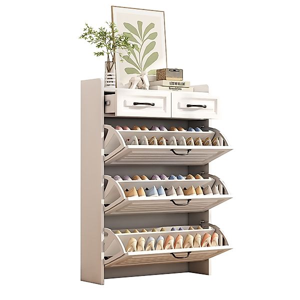 OKWISH Schuhschrank mit Stauraum (Schuhregal, Schuhkipper, günstig online kaufen