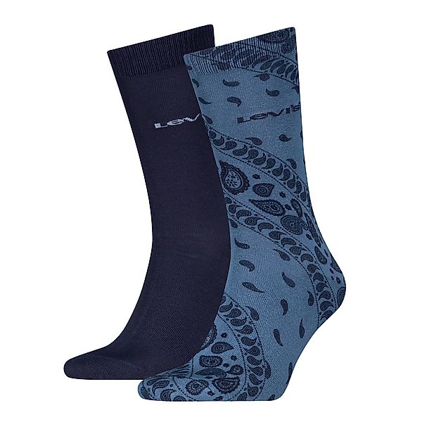 Levis Socken "LEVIS REG CUT BANDANA PRINT" 2 Paar, softer Cotton-Mix, schma günstig online kaufen