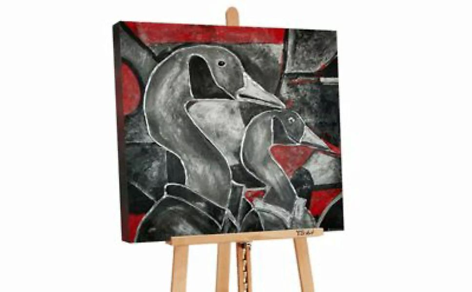 YS-Art™ "Gemälde YS-Art Handgemaltes Bunte acrylbild, Leinwand auf Keilrahm günstig online kaufen