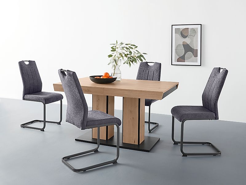 HELA Essgruppe »Tisch ausziehbar 140 -220 cm,« Set, 5 Stk. tlg. Belastbarke günstig online kaufen