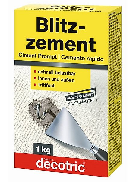 decotric® Beton Decotric Blitzzement grau, 1 kg günstig online kaufen