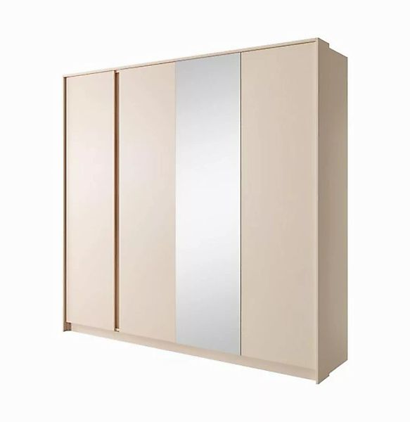 Compleo Kleiderschrank Geräumiger Kleiderschrank für Schlafzimmer NINA Glam günstig online kaufen