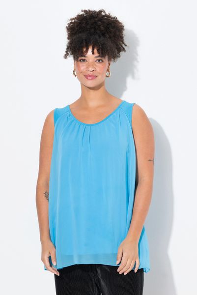 MIAMODA Longtop Top A-Linie Rundhals ärmellos günstig online kaufen