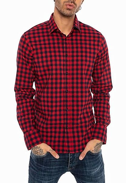 RedBridge Karohemd Casual Plaid Modern Fit Premium Qualität günstig online kaufen