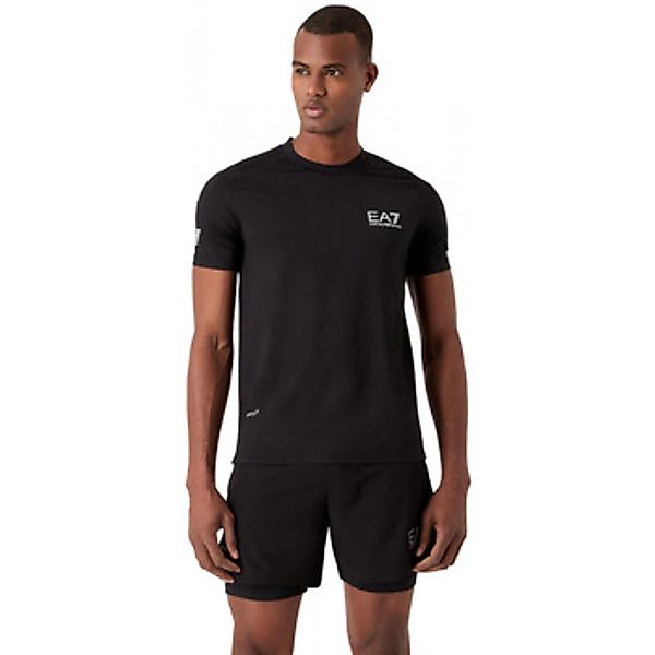 Emporio Armani EA7  T-Shirts & Poloshirts 8NPT22 PJEMZ-1200 BLACK günstig online kaufen