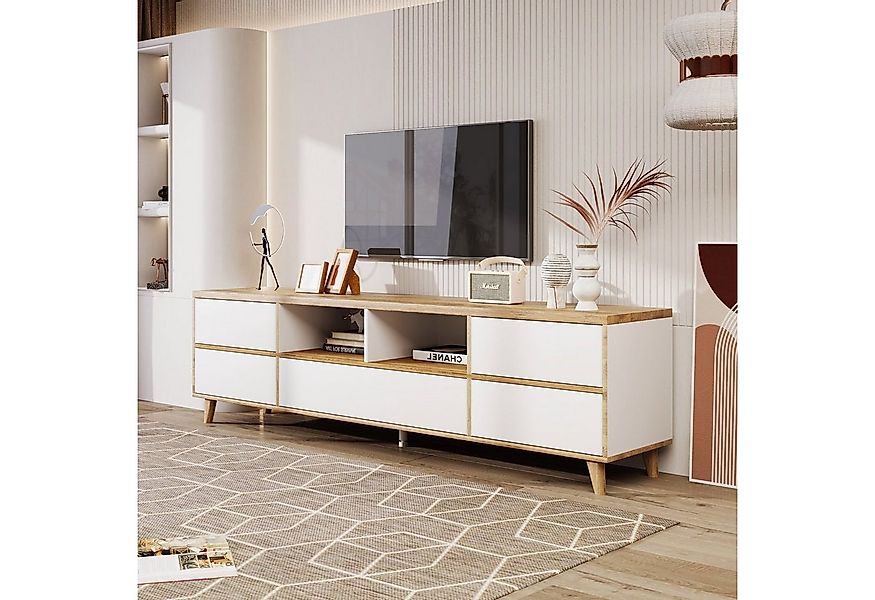 HAUSS SPOLE TV-Schrank TV-Schrank Fernsehtisch TV Board TV- Lowboard (Wohnz günstig online kaufen