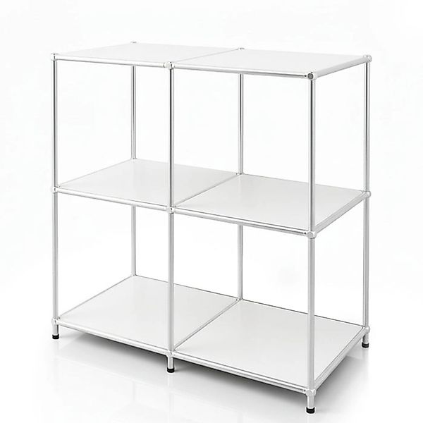 Floordirekt Metallregal Concept Epure MK-027 Sideboard 80 x 40 x 80 cm Weiß günstig online kaufen