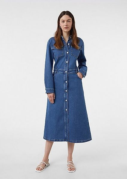 comma casual identity Maxikleid Midikleid aus heavy Denim günstig online kaufen