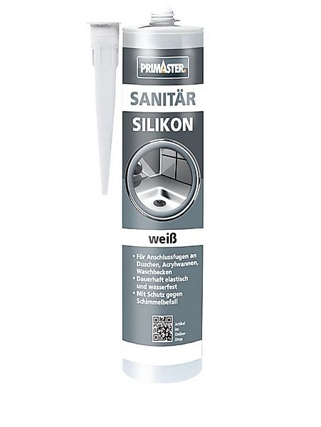 Primaster Silikon Primaster Sanitär Silikon weiß 310 ml günstig online kaufen
