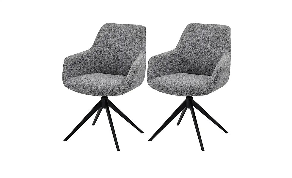 Furnhouse Esszimmerstuhl 2er-Set  Helena ¦ grau ¦ Maße (cm): B: 64 H: 87 St günstig online kaufen