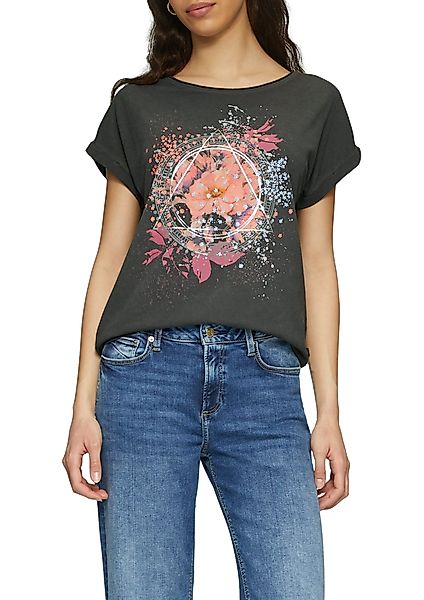QS T-Shirt mit Frontprint günstig online kaufen