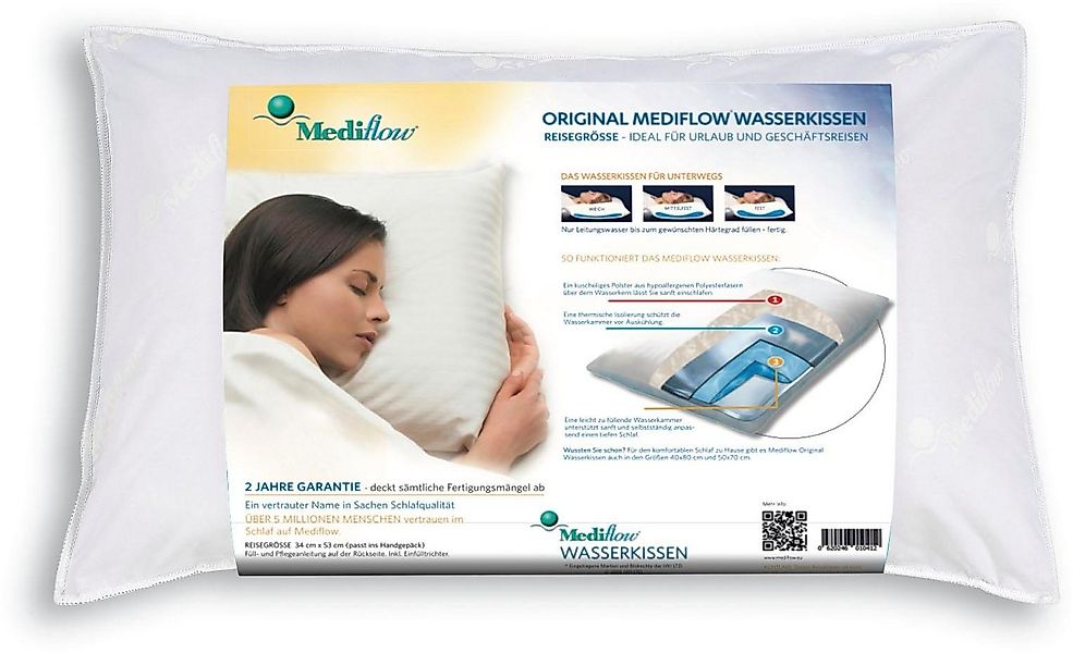 Mediflow Wasserkissen Mediflow Original Reisewasserkissen 1041, 1-tlg. günstig online kaufen