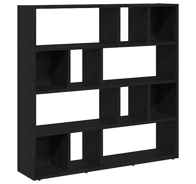 vidaXL Raumteiler Bücherschrank/Raumteiler Eiche schwarz 105x24x102 cm, 1-t günstig online kaufen