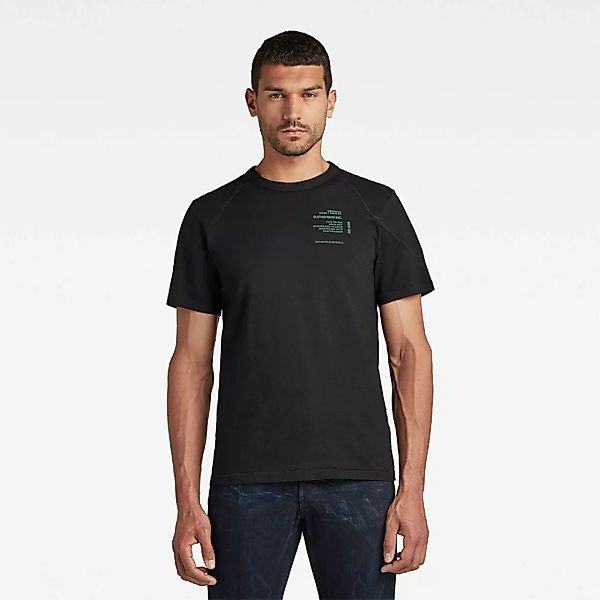 G-star Shoulder Panel Kurzarm Rundhals T-shirt S Dk Black günstig online kaufen