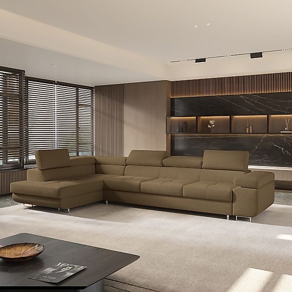 Masseno Ecksofa VICENTE mit Schlaffunktion L-Form, günstig online kaufen