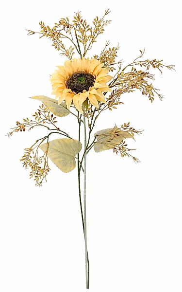 I.GE.A. Kunstblumenstrauß "Kunstblumen Set Sonnenblume", Mit Dekozweig 70cm günstig online kaufen