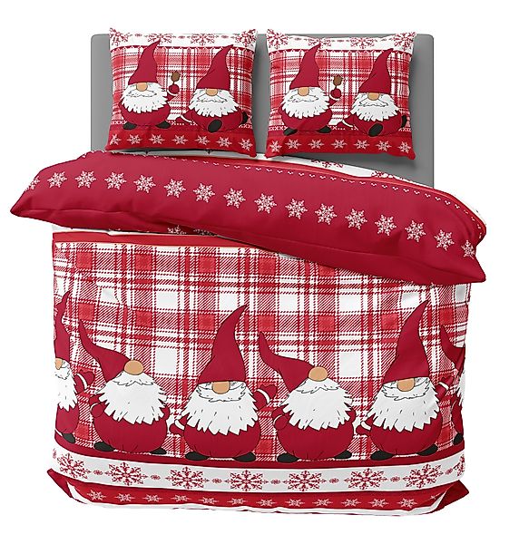 One Home Bettwäsche Wichtel Weihnachten Weihnachtsbettwäsche, günstig online kaufen