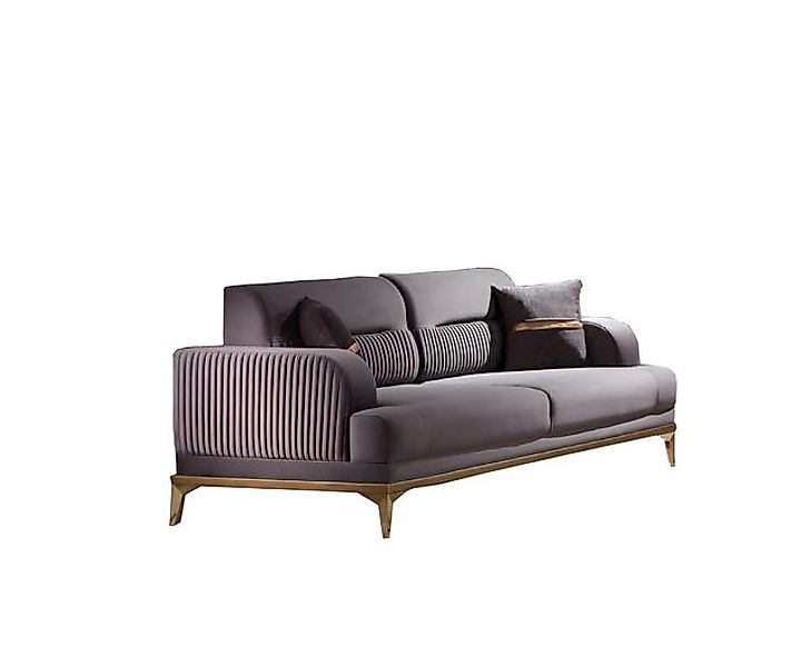 JVmoebel 3-Sitzer Dreisatzsofa Wohnzimmer 3-Sitzer Sofa Polster Möbel Leder günstig online kaufen