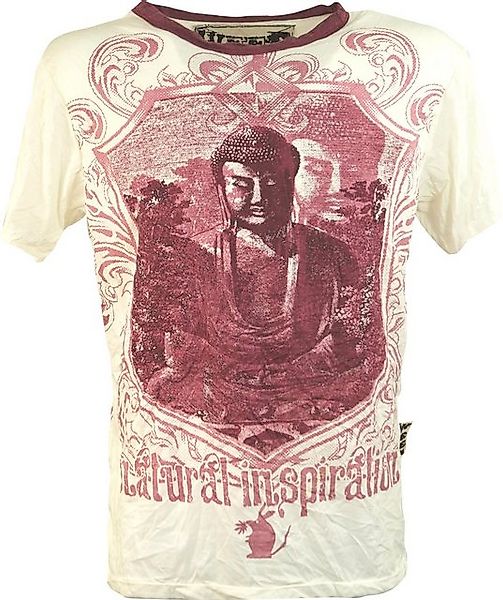 Guru-Shop T-Shirt Weed T-Shirt - Buddha weiß Festival, alternative Bekleidu günstig online kaufen