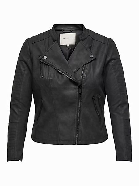 ONLY CARMAKOMA Lederimitatjacke "CARAVANA FAUX LEATHER BIKER OTW", mit Bike günstig online kaufen