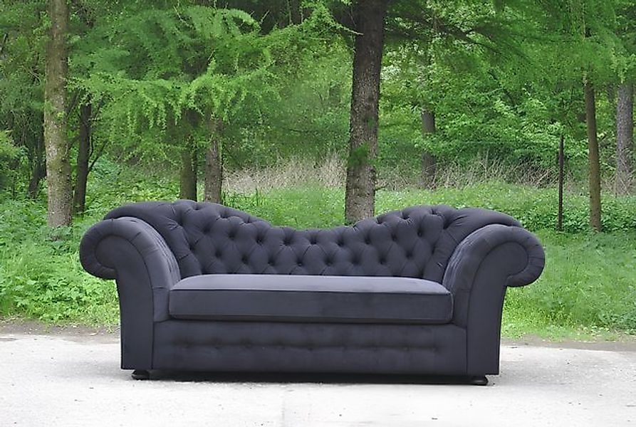 JVmoebel Sofa Chesterfield Dreisitzer Couch Polster 3er Couchen Wohnzimmer günstig online kaufen