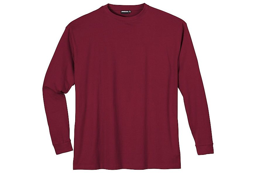 ADAMO Sweater Adamo Langarmshirt große Größen weinrot günstig online kaufen