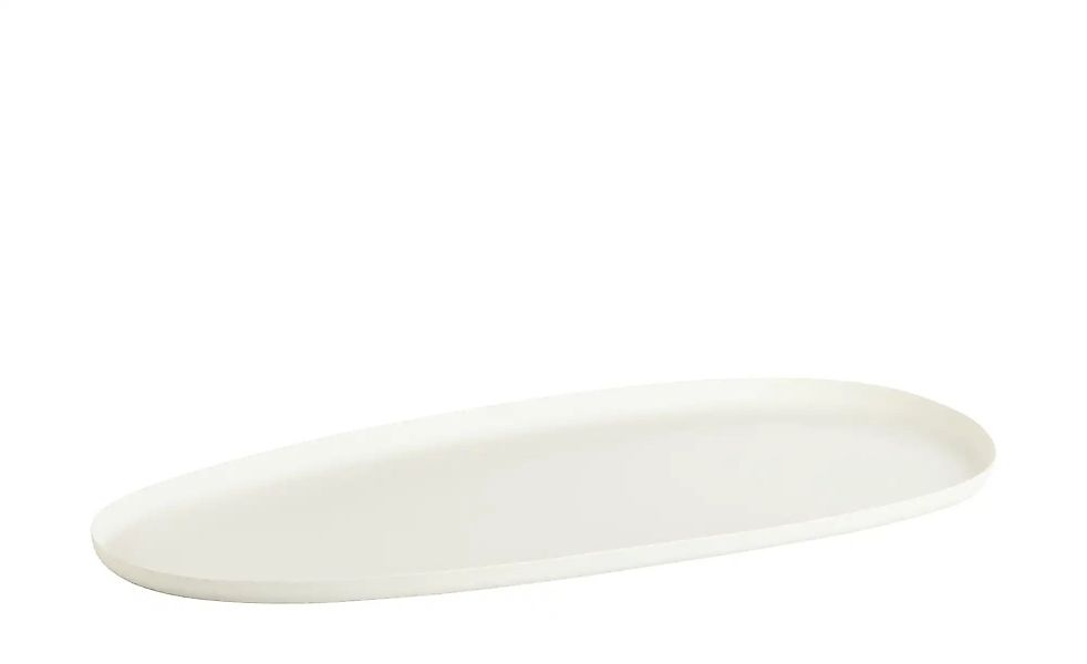 HOME STORY Deko Teller   ¦ weiß ¦ Eisen ¦ Maße (cm): B: 41 H: 1 T: 19.0 Acc günstig online kaufen