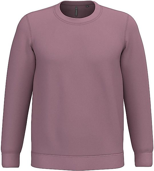 Kariban Sweatshirt Herren Sweatshirt mit Rundhalsausschnitt günstig online kaufen