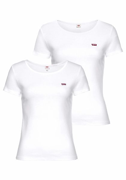 Levis T-Shirt "Mini-Logo", (Packung, 2 tlg.), mit kleiner Markenlogo-Sticke günstig online kaufen