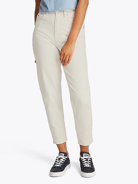 Tommy Jeans Mom-Jeans "MOM JEAN UH TPR" mit Logo-Stickereien, in knöchelfre günstig online kaufen