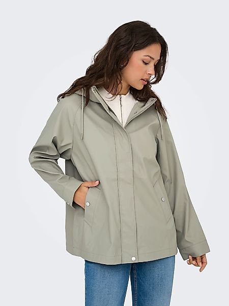 ONLY Allwetterjacke "ONLELISA SHORT RAINCOAT OTW", mit Kapuze günstig online kaufen