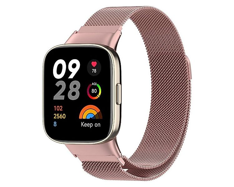 Wigento Smartwatch-Armband Milanese Loop Armband mit Magnetverschluss Xiaom günstig online kaufen