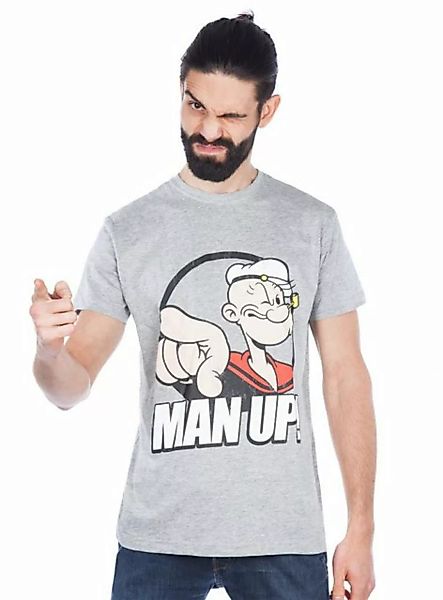Metamorph T-Shirt Popeye Man Up! Popeye Shirt für Fans des schlagkräftigen günstig online kaufen