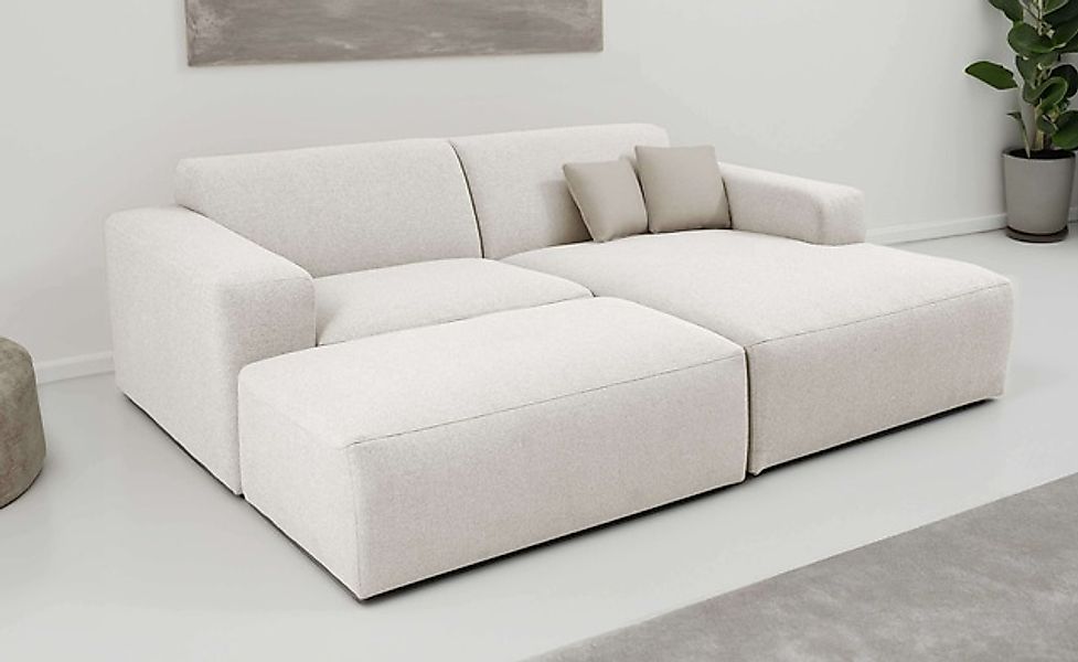 INOSIGN Ecksofa »Koa,228cm, L-Form, Modulsofa, Webstoff, Cord, Struktur« De günstig online kaufen