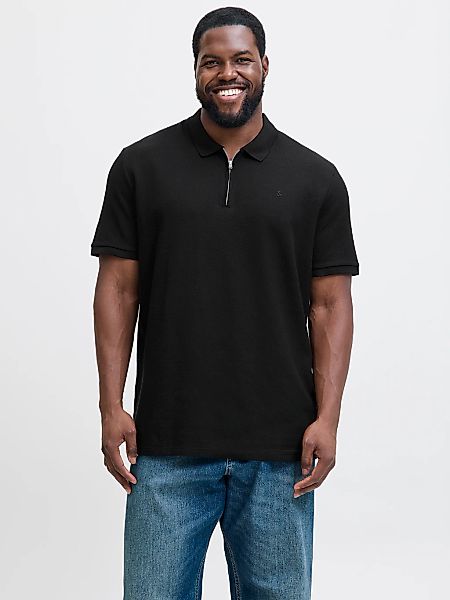 Jack & Jones PlusSize Poloshirt "JJEAUSTIN ZIP POLO SS NOOS PLS" günstig online kaufen