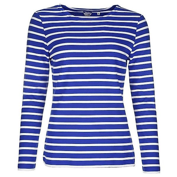 modAS Langarmshirt Damen Langarm-Shirt mit Streifen Bretonisches Streifensh günstig online kaufen