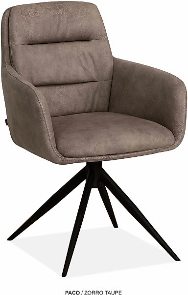 OMG Design Esszimmerstuhl "Paco" (Set) 2 Stk. Stoff Drehstuhl mit auto-retu günstig online kaufen