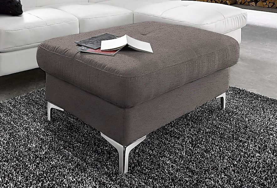 COTTA Polstergarnitur "Sammy", (Set), Set: bestehend aus Ecksofa und Hocker günstig online kaufen