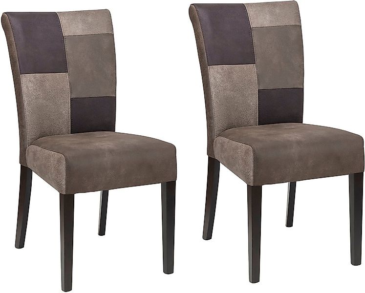 Home affaire Esszimmerstuhl Queen (Set, 2 St), Beingestell aus Massivholz, günstig online kaufen
