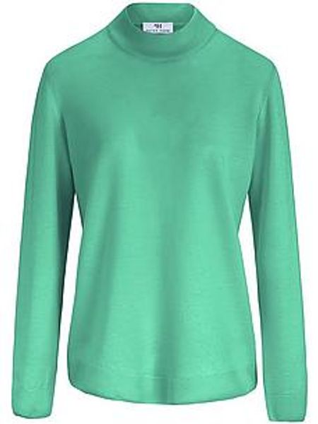 Pullover aus 100%Schurwolle Pure Tasmanian Wool Peter Hahn blau günstig online kaufen