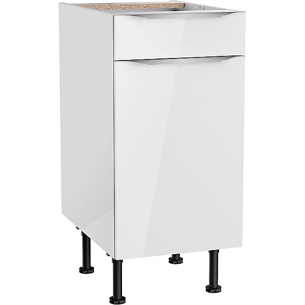 Optifit Küchen-Unterschrank Arvid986 40 cm x 87 cm x 58,4 cm Weiß günstig online kaufen