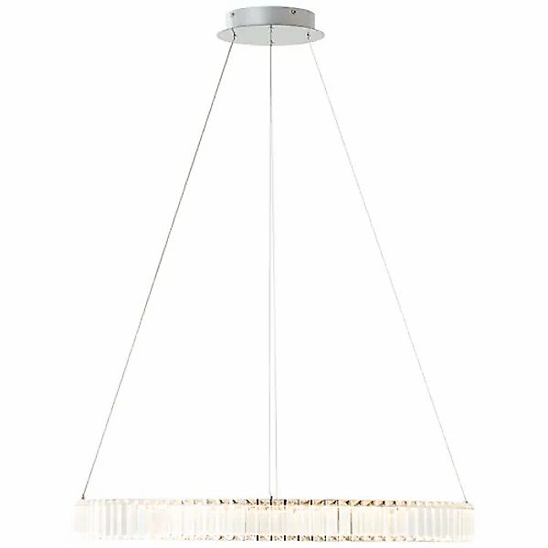 Brilliant LED Pendelleuchte »Queen«, Höhe 150cm, Ø 80cm, 6000lm, kürzbar, A günstig online kaufen