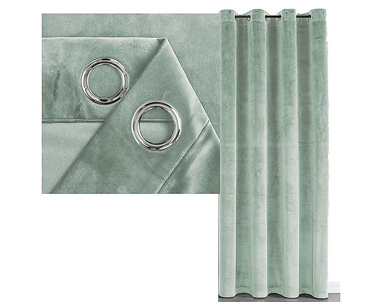 Vorhang SAMT Vorhang Ösen Verdunkelungsvorhang abdunkelnd (1 St), Ösen, abd günstig online kaufen