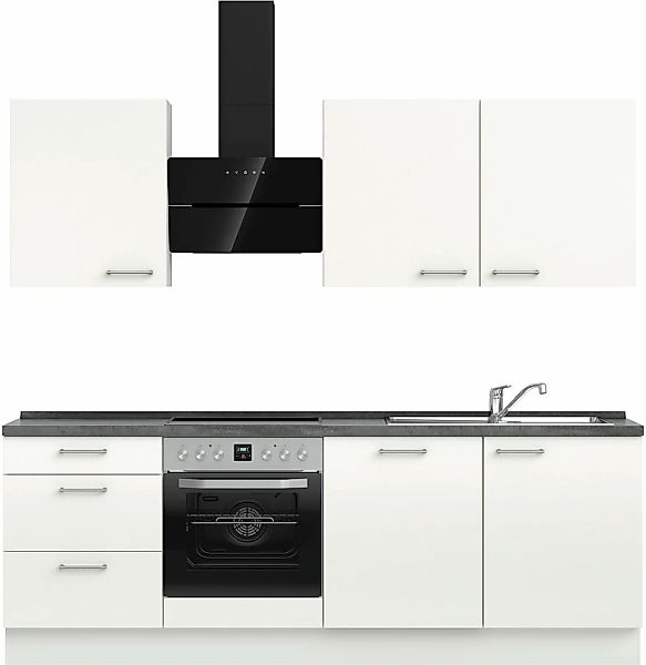 nobilia Küchenzeile ""Laser II", Ausrichtung wählbar, Breite 240 cm", vormo günstig online kaufen