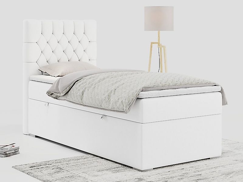 MKS MÖBEL Boxspringbett PERA (Set, Packung, Topper T25, T30-Schaum, H3-Matr günstig online kaufen