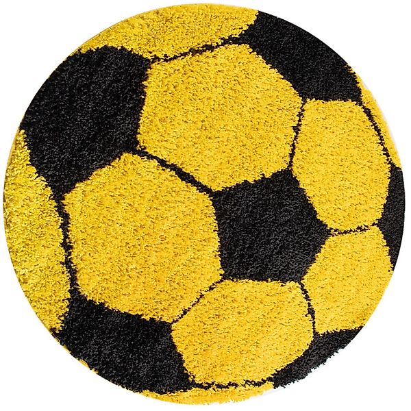 Teppium Teppich Fußball-Design, Rund, Höhe: 30 günstig online kaufen